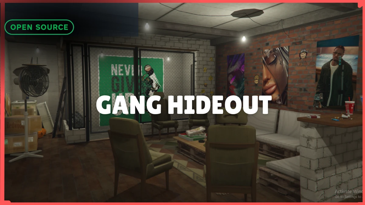 Davis Gang V2 MLO FiveM | Gang Hideout & Warehouse | Open Source